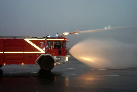Imposante Wasserwerfer