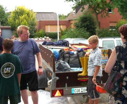 Wagen packen