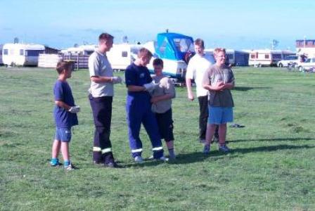 Beim Eierrugby